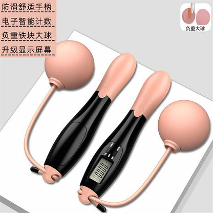 Smart Wireless Jump Rope with Weighted Ball and Counter