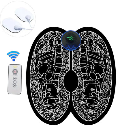 Portable EMS Foot Massage Mat and Therapy Device