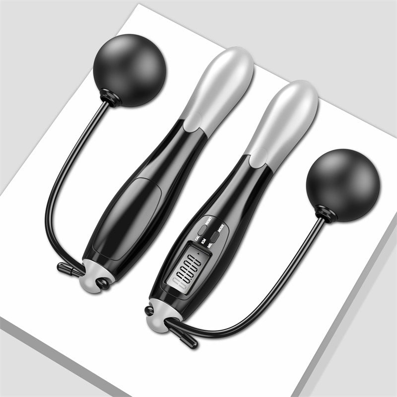 Smart Wireless Jump Rope with Weighted Ball and Counter