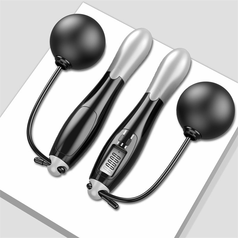 Smart Wireless Jump Rope with Weighted Ball and Counter